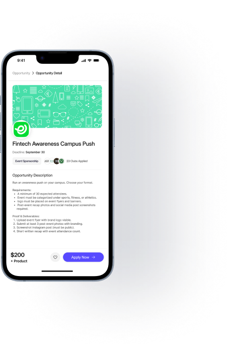 Swaya club mobile opportunity detail